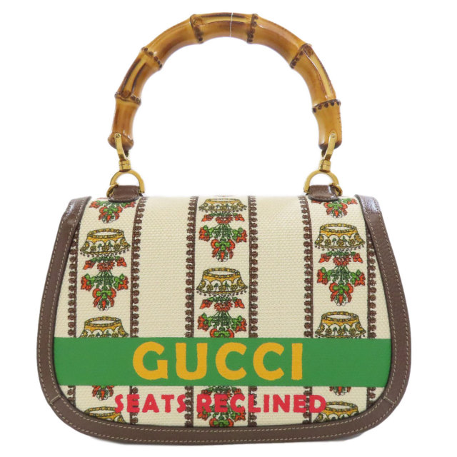 GUCCI グッチ 681173 バンブーバッグ 100周年記念モデル ハンドバッグ  