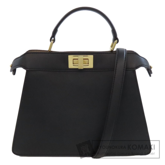 FENDI フェンディ ピーカブー 2WAY ハンドバッグ カーフ レディース