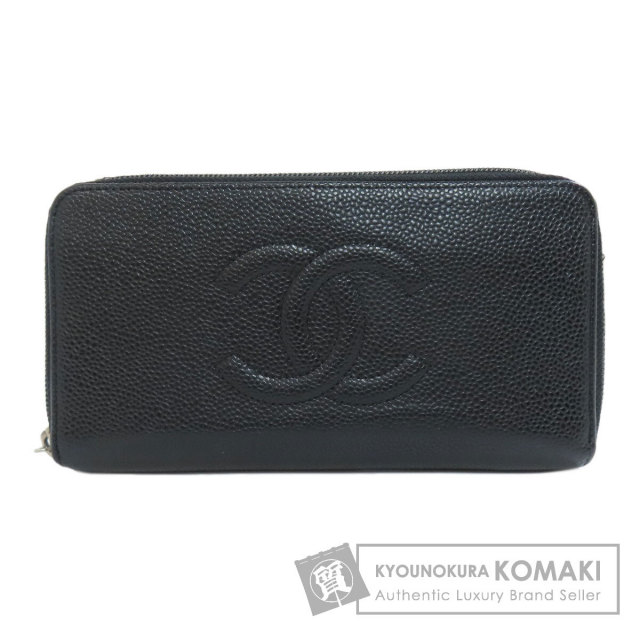 CHANEL シャネル ココマーク シルバー金具 長財布（小銭入れあり 