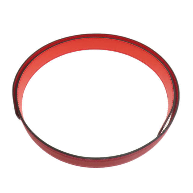 HERMES エルメス リヴァル ヴァーミリオン ローズ SV金具 ベルト  