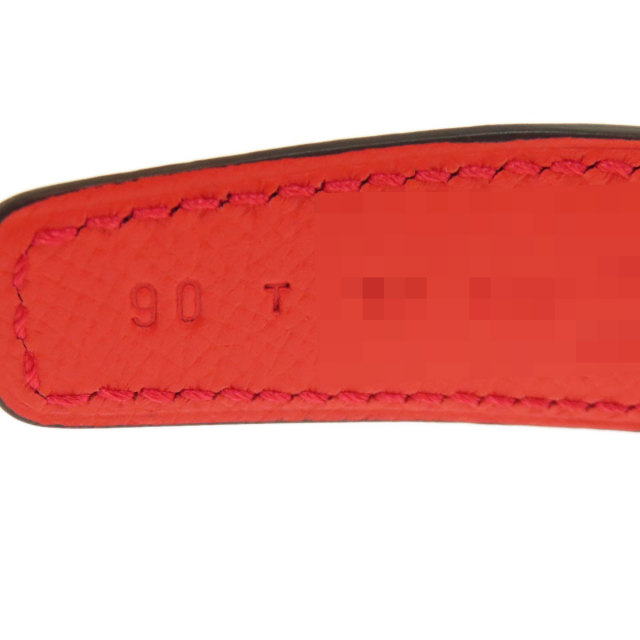 エルメス ベルト リヴァル ヴァーミリオン ローズ SV金具