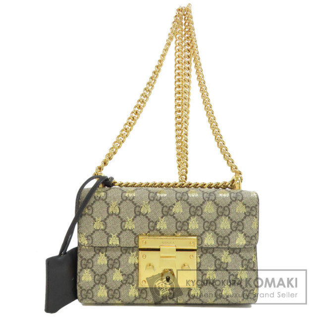 GUCCI グッチ 409487 チェーンショルダー パドロック GGスプリーム  