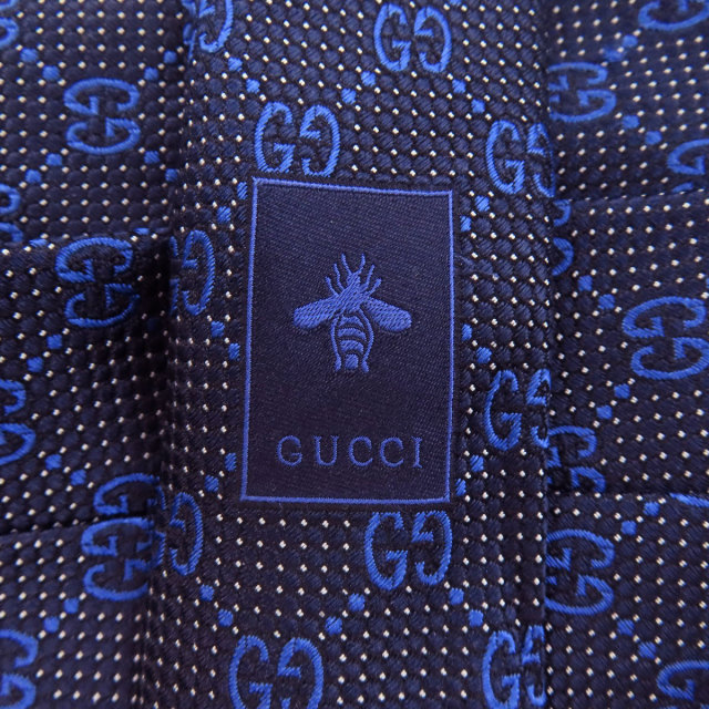 GUCCI グッチ GG柄 ネクタイ シルク メンズ [中古] ブランド京の蔵小牧  