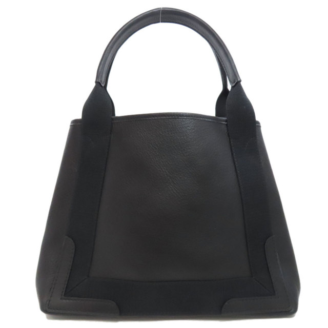 バレンシアガ ネイビーカバスS ロゴ ハンドバッグ 339933 レザー  