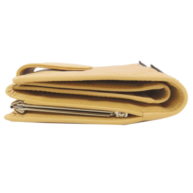 CHANEL シャネル カンボンライン ココマーク シルバー金具 二つ折り  