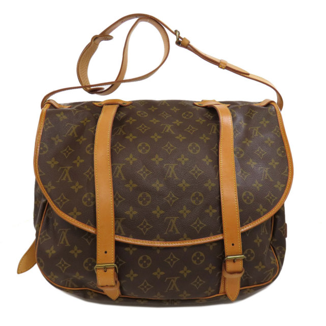 LOUIS VUITTON ルイヴィトン M42252 ソミュール43 LL ショルダーバッグ 