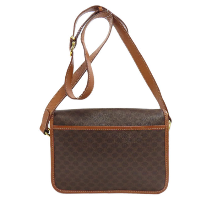 CELINE セリーヌ マカダム ショルダーバッグ PVC レディース 