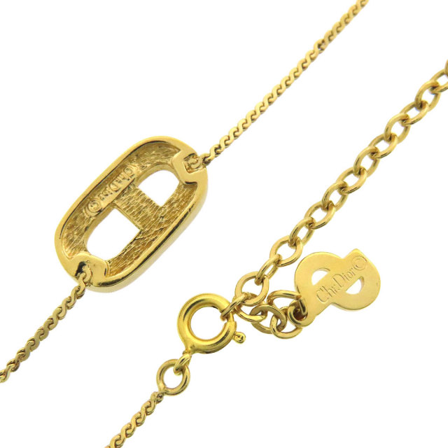 CHRISTIAN DIOR クリスチャンディオール CDロゴ ラインストーン