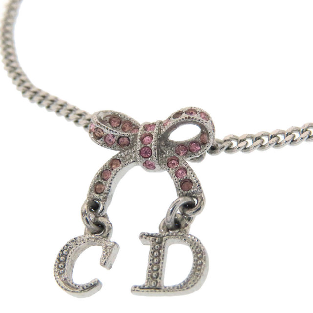CHRISTIAN DIOR クリスチャンディオール リボン ブレスレット 金属製