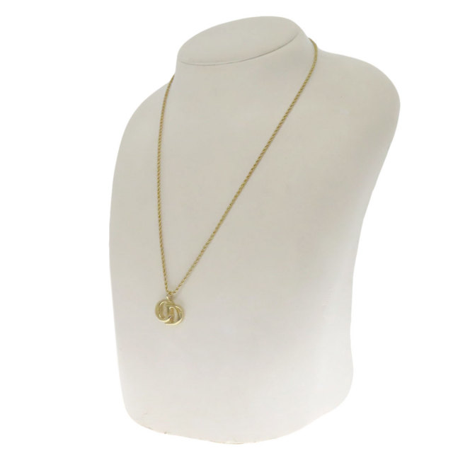 CHRISTIAN DIOR クリスチャンディオール CDロゴ ネックレス 金属製