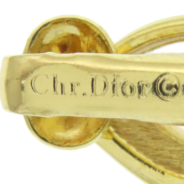 クリスチャンディオールイヤリングカラーストーンラインストーンイヤリング 極美品❗ CHRISTIAN DIOR クリスチャンディオール ラインストーン