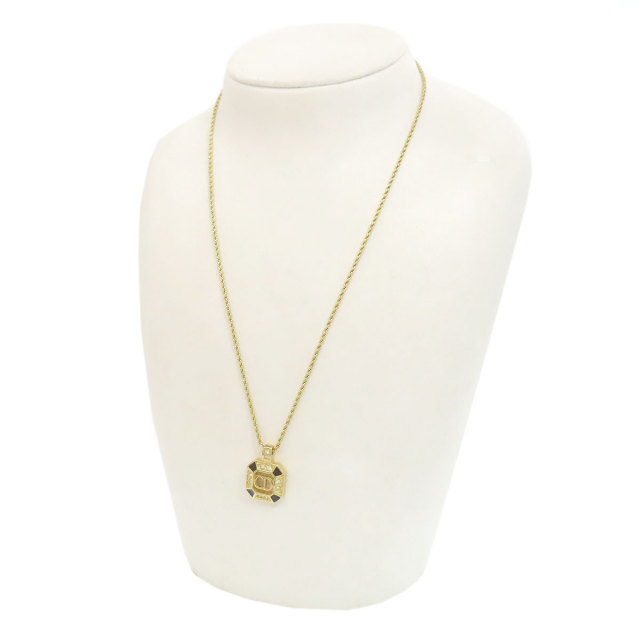 CHRISTIAN DIOR クリスチャンディオール CDロゴ ラインストーン