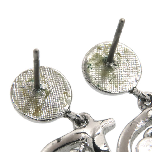 CHRISTIAN DIOR クリスチャンディオール Dロゴ ピアス 金属製  