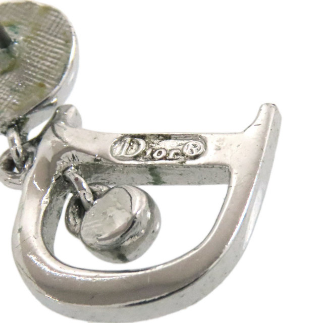 CHRISTIAN DIOR クリスチャンディオール Dロゴ ピアス 金属製  