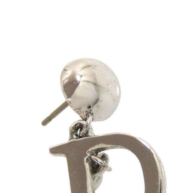 CHRISTIAN DIOR クリスチャンディオール Dロゴ ピアス 金属製  