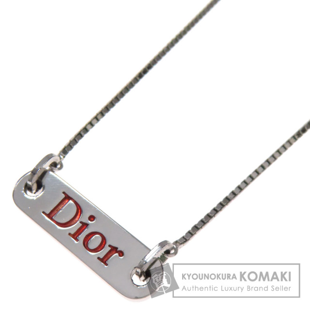 正規品 ディオール Dior ネックレス 特大ロゴプレート メッシュチェーン 正規品 ディオール Dior ネックレス 特大ロゴプレート メッシュ