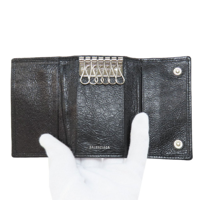 BALENCIAGA バレンシアガ 477450 クラシック キーケース レザー レディース 
