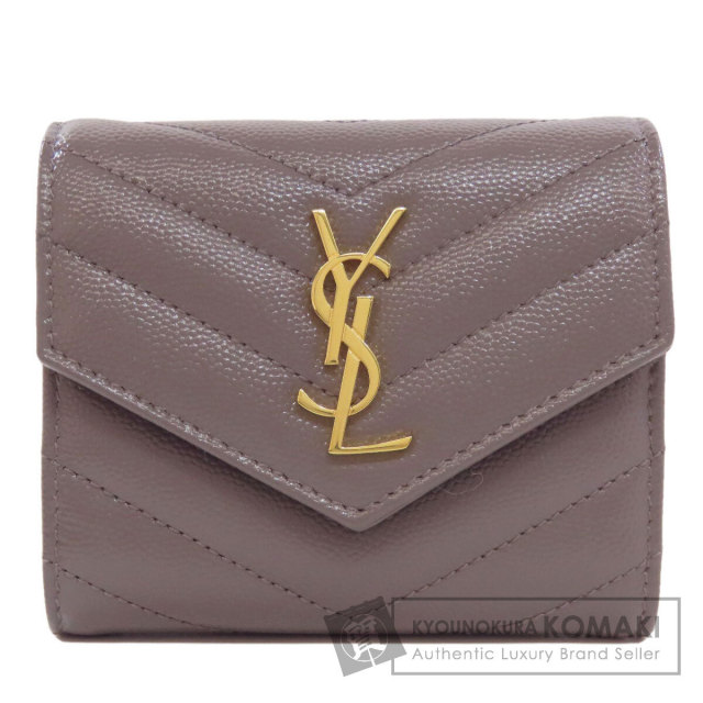 YVES SAINT LAURENT イヴ・サンローラン ロゴ 二つ折り財布（小銭入れ  