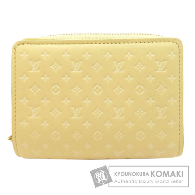 【美品】ルイヴィトン ナノグラム ルー 二つ折り財布 レザー M82288 LOUIS VUITTON ルイヴィトン M82288 ポルトフォイユ・ルー 二つ折り