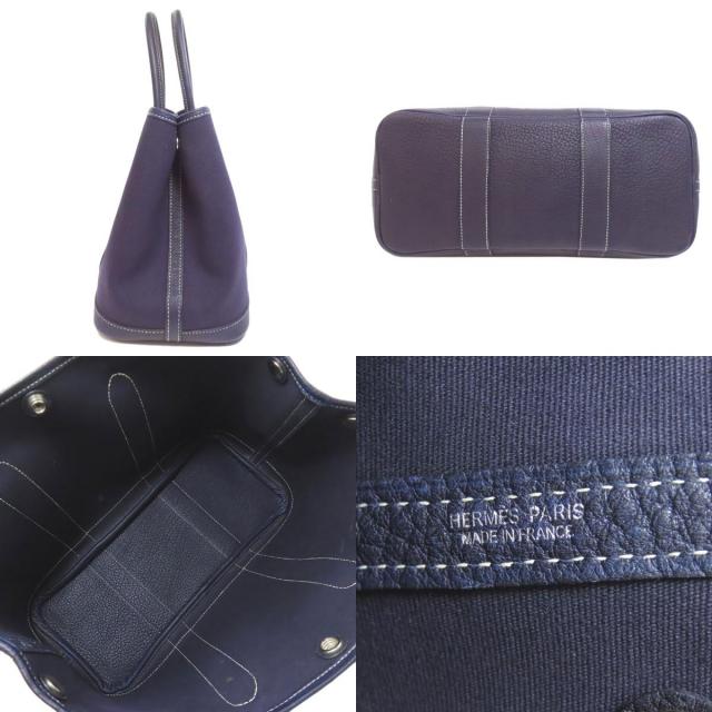 HERMES エルメス ガーデンパーティTPM シルバー金具 トート