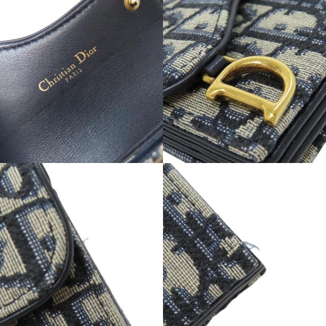 CHRISTIAN DIOR クリスチャンディオール サドル トロッター柄 カード  