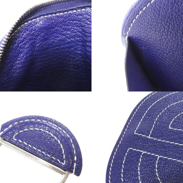 HERMES エルメス インザループ シルバー金具 コインケース シェーブル  