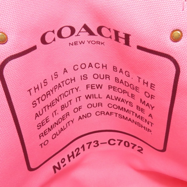 COACH コーチ C7072 80THアニバーサリー トートバッグ キャンバス