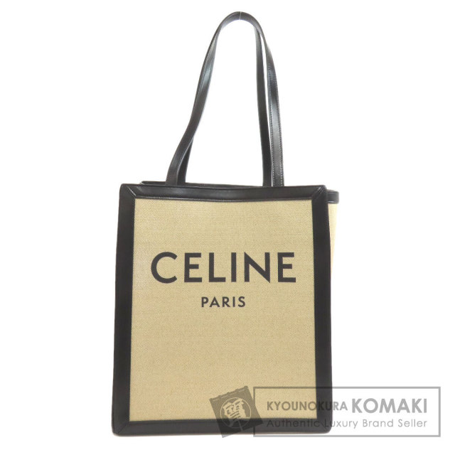 CELINE セリーヌ ロゴ トートバッグ キャンバス レディース ブランド京  
