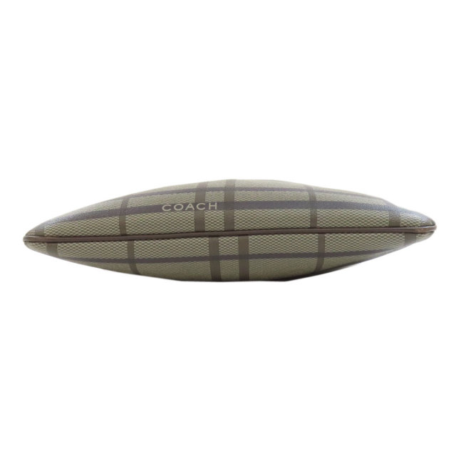 COACH コーチ F70751 チェック柄 ショルダーバッグ レザー/PVC レディース 