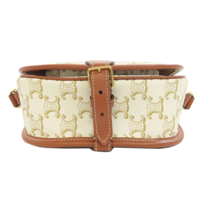 CELINE セリーヌ マカダム柄 ショルダーバッグ カーフ レディース 