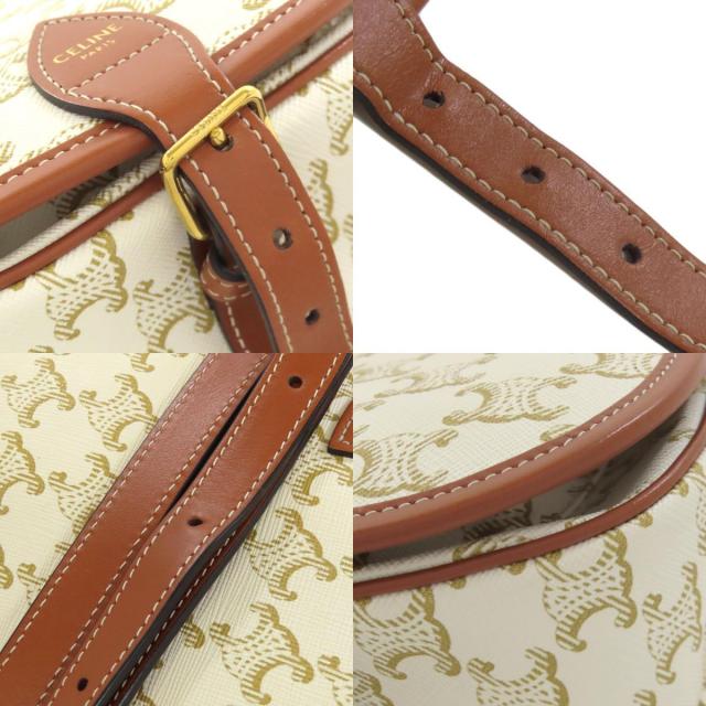 CELINE セリーヌ マカダム柄 ショルダーバッグ カーフ レディース 