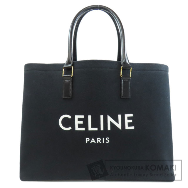 CELINE セリーヌ ホリゾンタルカバ トートバッグ キャンバス レディース 