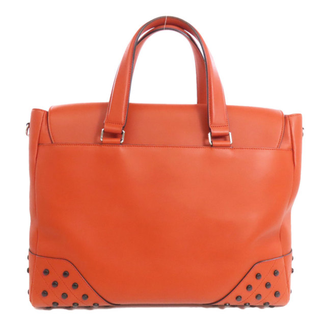 TODS トッズ スタッズ トートバッグ レザー レディース
