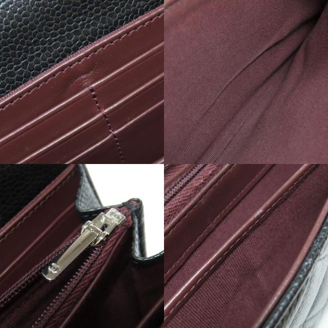 シャネル 長財布（小銭入れあり） マトラッセ シルバー金具