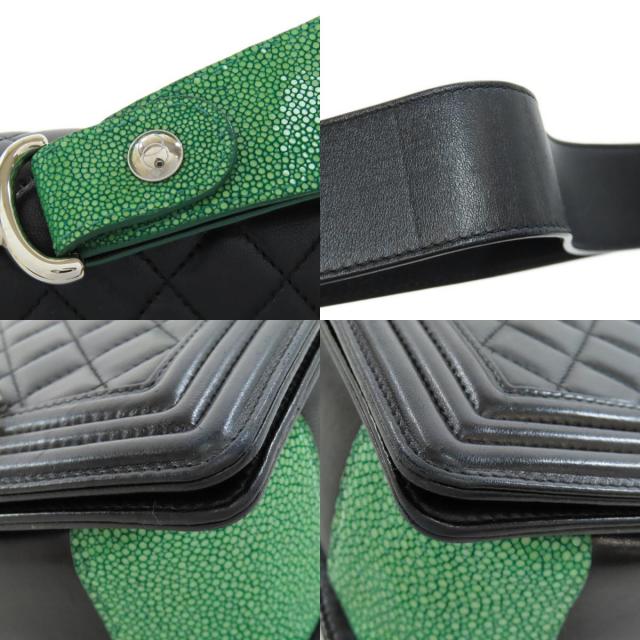 シャネル ショルダーバッグ ボーイシャネル シルバー金具