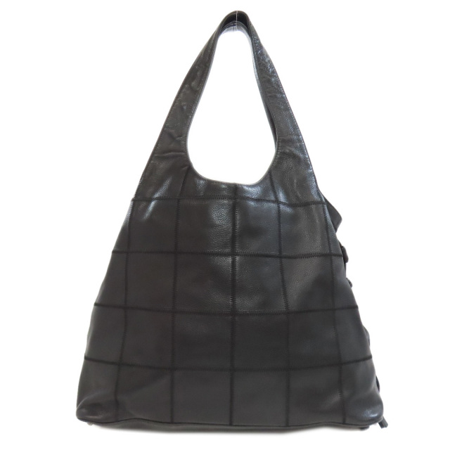 シャネル チョコバー レザー ハンドバッグ シルバー金具 　CHANEL CHANEL シャネル チョコバー シルバー金具 トートバッグ グレインド