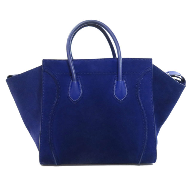 CELINE セリーヌ ラゲージ ファントム トートバッグ スウェード レディース