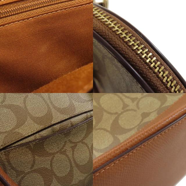 COACH コーチ F37233 シグネチャー 2WAY ハンドバッグ PVC レディース