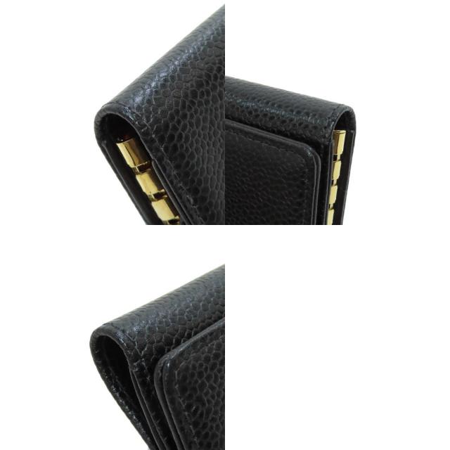 CHANEL シャネル ココマーク ゴールド金具 キーケース キャビアスキン  