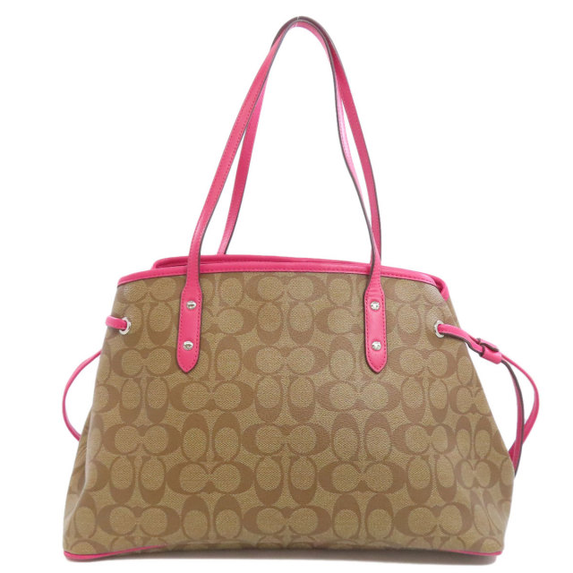 COACH コーチ F57842 シグネチャー トートバッグ PVC レディース 