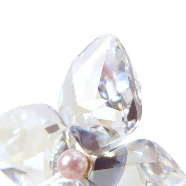 新規購入 SWAROVSKI スワロフスキー アジサイ オブジェ クリスタル 工芸品