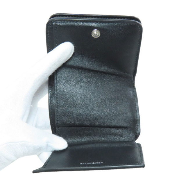 限定価格］BALENCIAGA 三つ折り財布 グラフィックプリント 