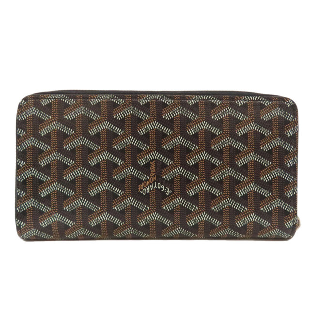 GOYARD ゴヤール ヘリンボーン柄 長財布（小銭入れあり） PVC レディース 