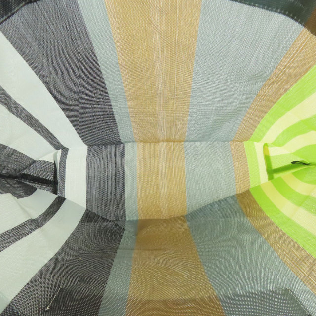 マルニ トートバッグ フラワーカフェ ストライプ