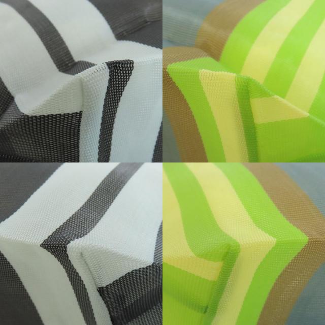 マルニ トートバッグ フラワーカフェ ストライプ