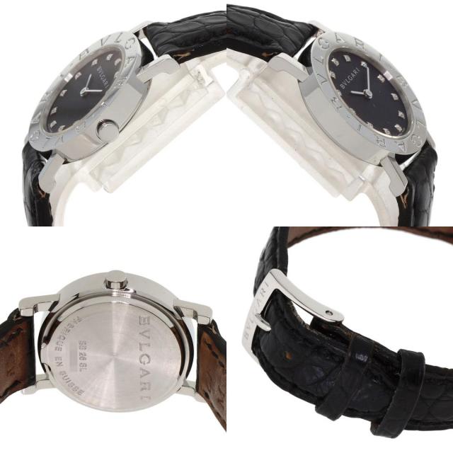 BVLGARI ブルガリ BB26SL ブルガリブルガリ 12P ダイヤモンド 腕時計  