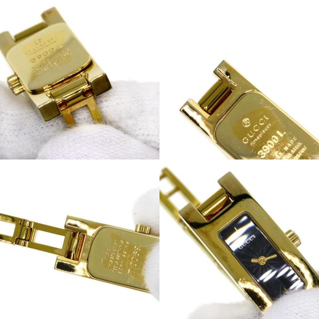 美品 3900L GUCCI グッチ ゴールドカラー スクエア レディース 美品 3900L GUCCI グッチ ゴールドカラー スクエア レディース
