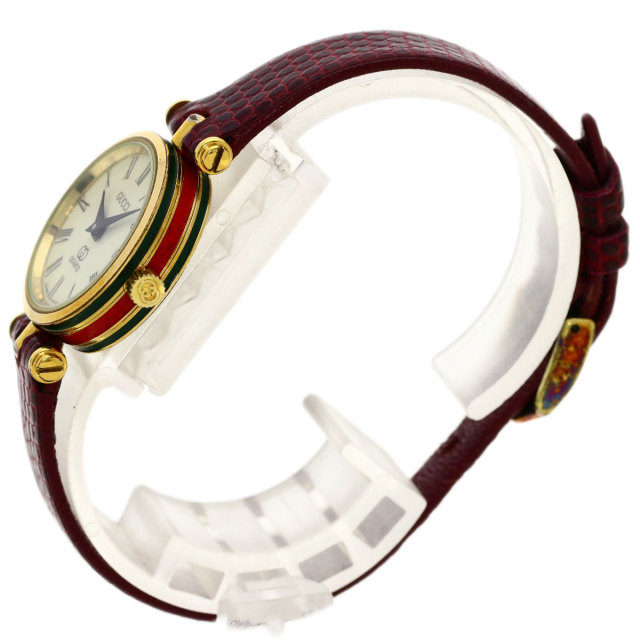 GUCCI グッチ シェリーライン 腕時計 GP/革 レディース ブランド