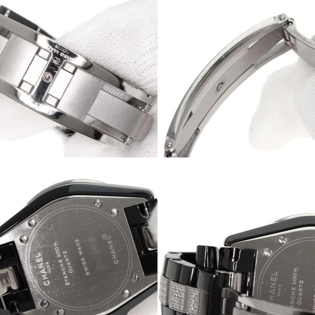 シャネル 腕時計 J12 33mm ベゼル ブレス ダイヤモンド
