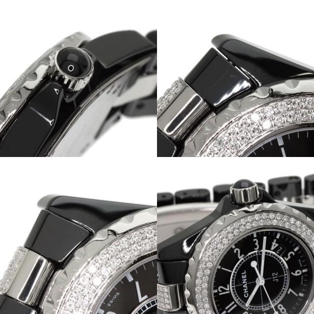 シャネル 腕時計 J12 33mm ベゼル ブレス ダイヤモンド